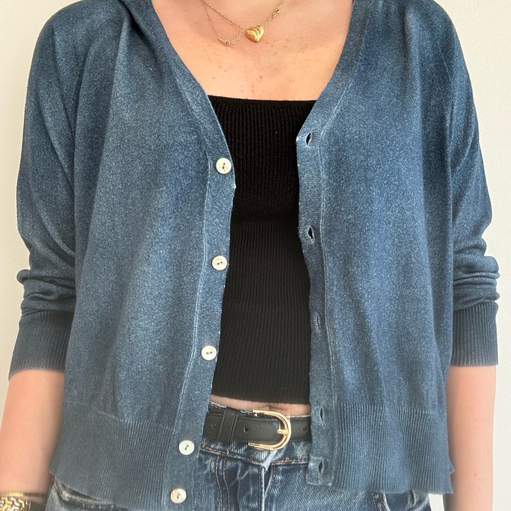 Button down sweater!